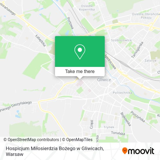 Hospicjum Miłosierdzia Bożego w Gliwicach map