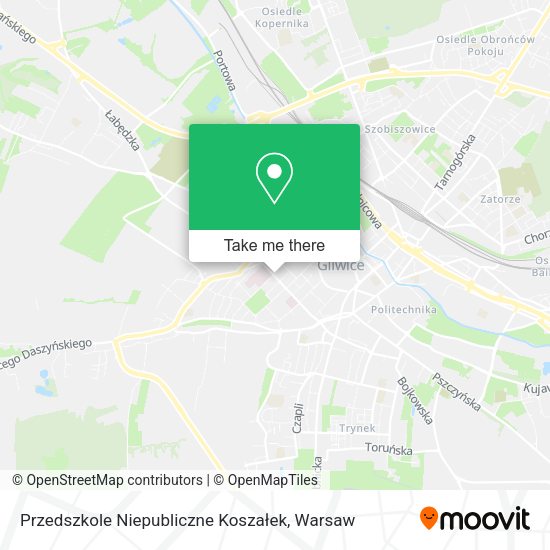 Przedszkole Niepubliczne Koszałek map