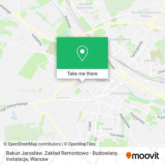 Bakun Jarosław. Zakład Remontowo - Budowlany. Instalacje map