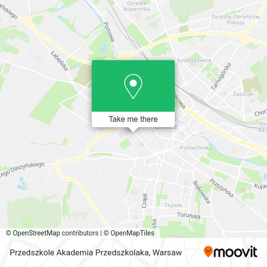 Przedszkole Akademia Przedszkolaka map