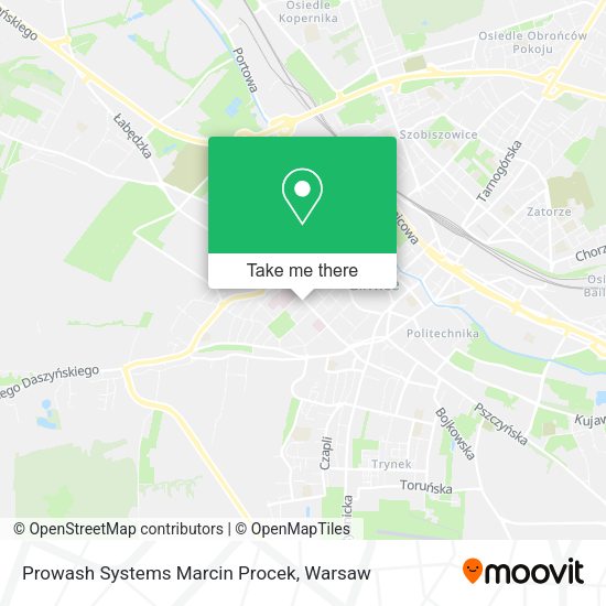 Prowash Systems Marcin Procek map