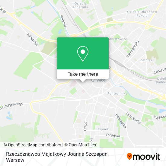 Rzeczoznawca Majatkowy Joanna Szczepan map