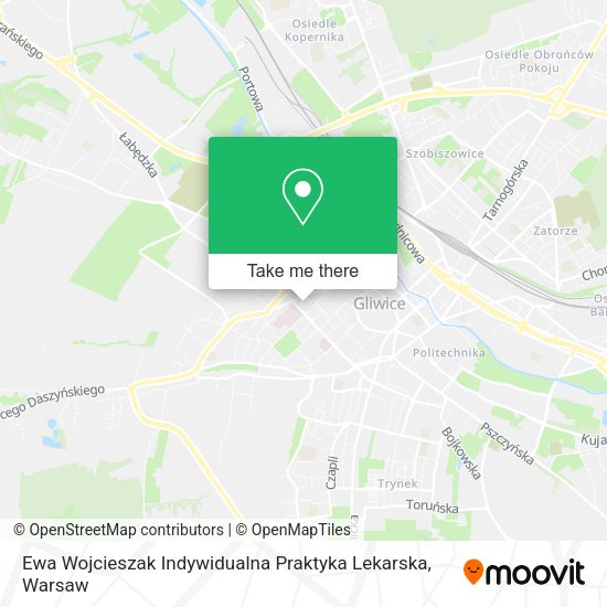 Ewa Wojcieszak Indywidualna Praktyka Lekarska map