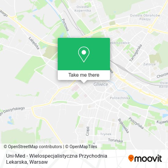 Uni-Med - Wielospecjalistyczna Przychodnia Lekarska map