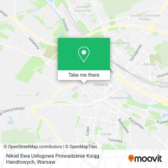 Nikiel Ewa Usługowe Prowadzenie Ksiąg Handlowych map