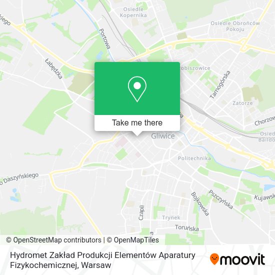 Hydromet Zakład Produkcji Elementów Aparatury Fizykochemicznej map