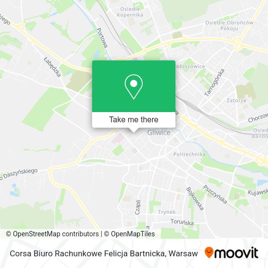 Corsa Biuro Rachunkowe Felicja Bartnicka map