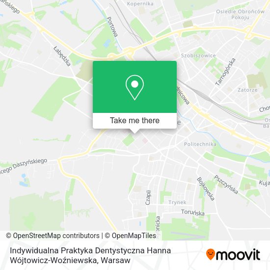 Indywidualna Praktyka Dentystyczna Hanna Wójtowicz-Woźniewska map