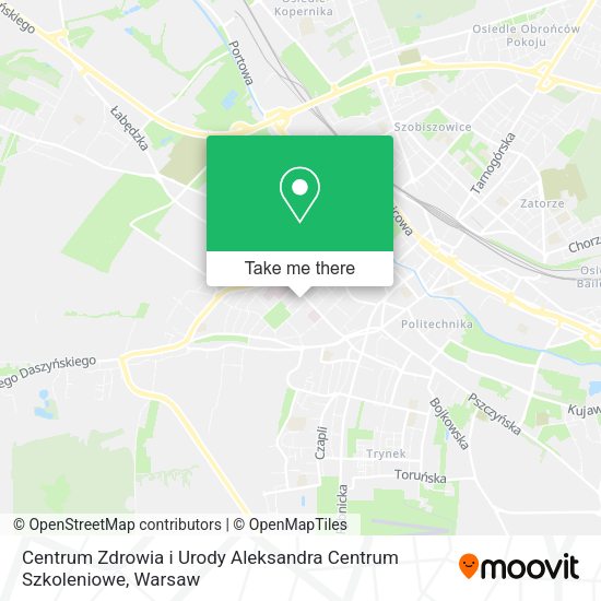 Centrum Zdrowia i Urody Aleksandra Centrum Szkoleniowe map