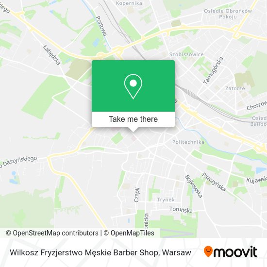 Wilkosz Fryzjerstwo Męskie Barber Shop map