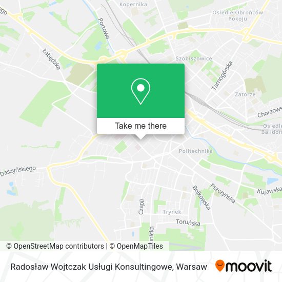 Radosław Wojtczak Usługi Konsultingowe map