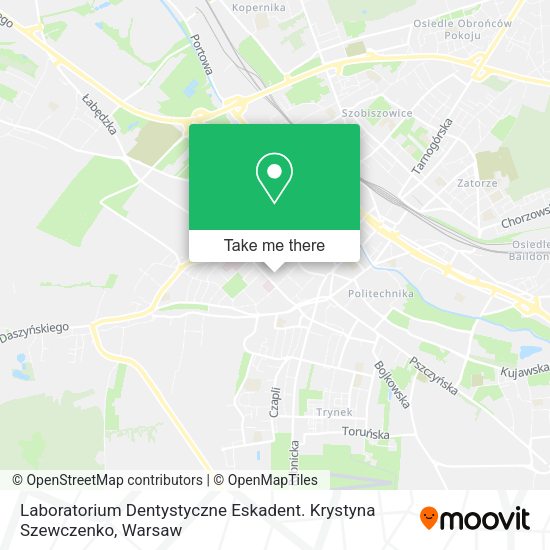 Laboratorium Dentystyczne Eskadent. Krystyna Szewczenko map