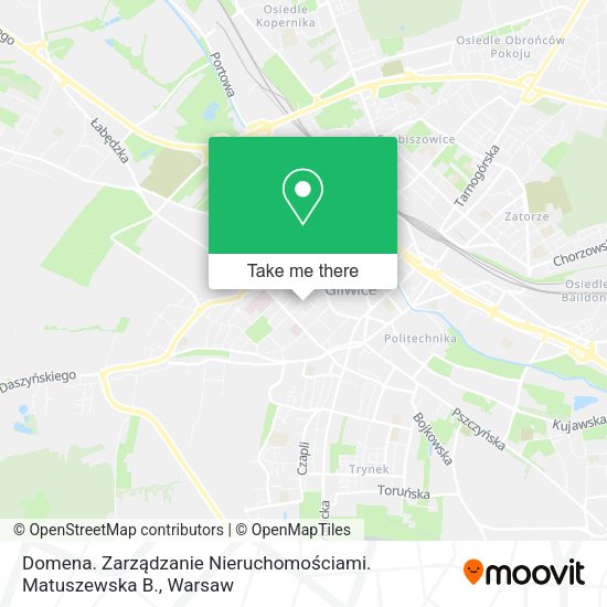 Domena. Zarządzanie Nieruchomościami. Matuszewska B. map