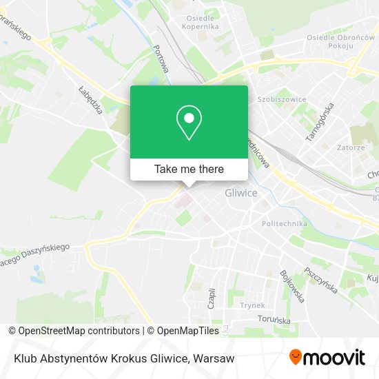 Klub Abstynentów Krokus Gliwice map