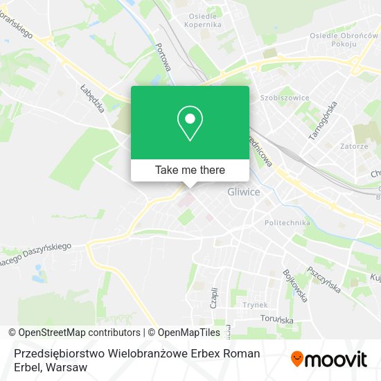 Przedsiębiorstwo Wielobranżowe Erbex Roman Erbel map