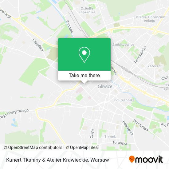 Kunert Tkaniny & Atelier Krawieckie map