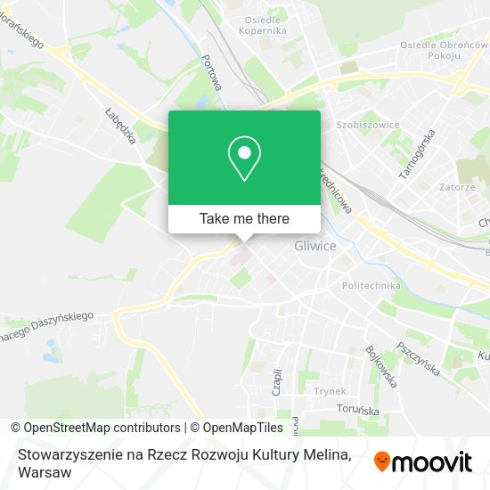 Stowarzyszenie na Rzecz Rozwoju Kultury Melina map