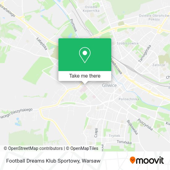 Football Dreams Klub Sportowy map