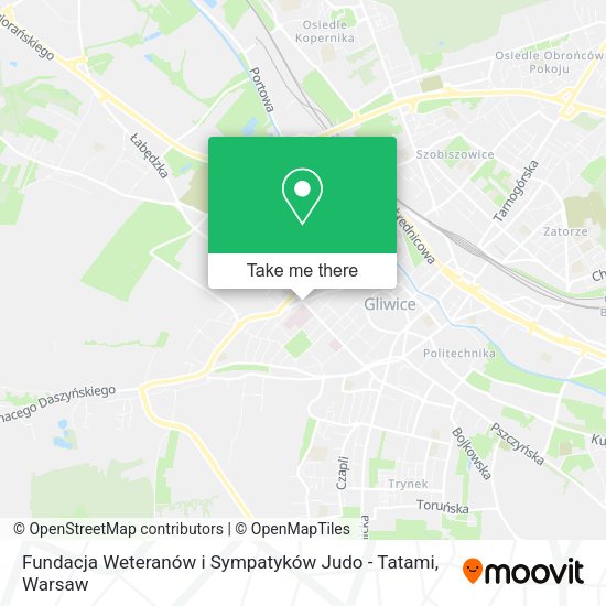 Fundacja Weteranów i Sympatyków Judo - Tatami map