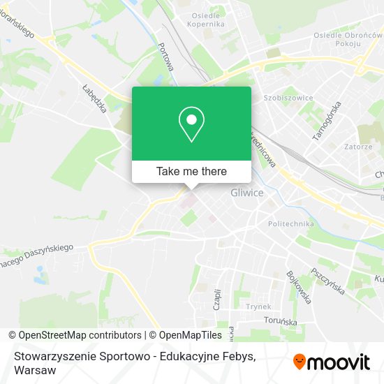 Карта Stowarzyszenie Sportowo - Edukacyjne Febys