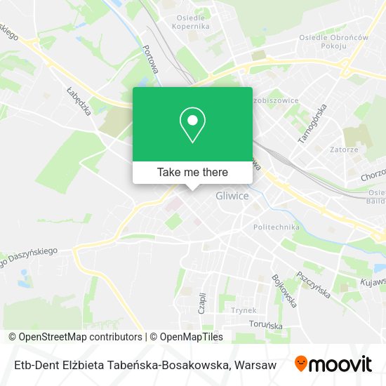 Etb-Dent Elżbieta Tabeńska-Bosakowska map