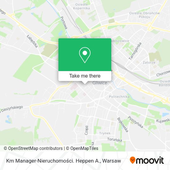 Km Manager-Nieruchomości. Heppen A. map