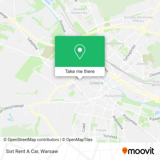 Карта Sixt Rent A Car