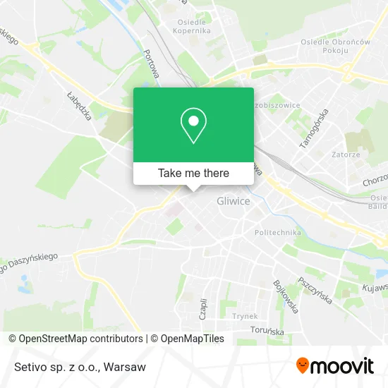 Карта Setivo sp. z o.o.