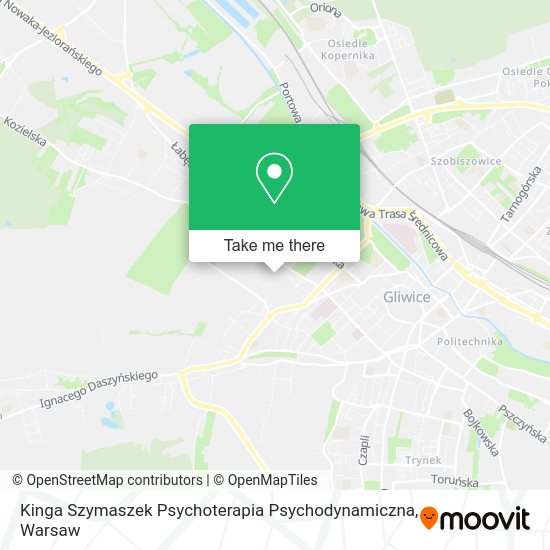 Карта Kinga Szymaszek Psychoterapia Psychodynamiczna