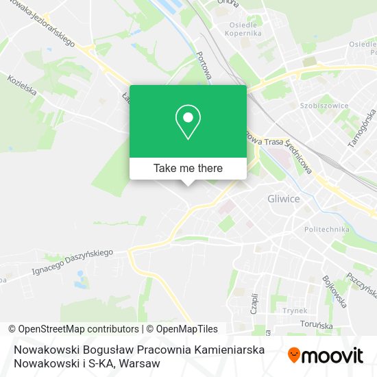 Карта Nowakowski Bogusław Pracownia Kamieniarska Nowakowski i S-KA