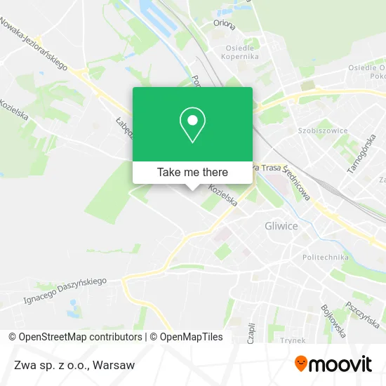 Карта Zwa sp. z o.o.