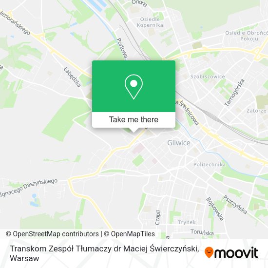 Transkom Zespół Tłumaczy dr Maciej Świerczyński map