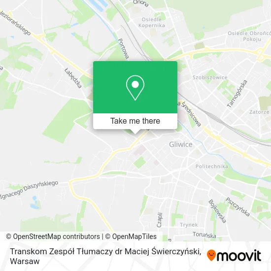 Карта Transkom Zespół Tłumaczy dr Maciej Świerczyński
