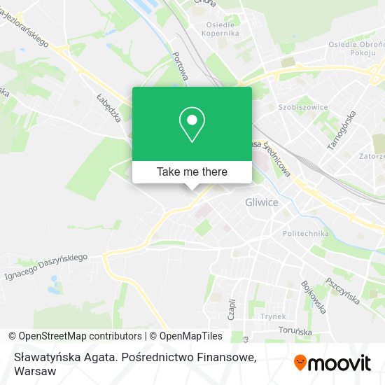 Sławatyńska Agata. Pośrednictwo Finansowe map