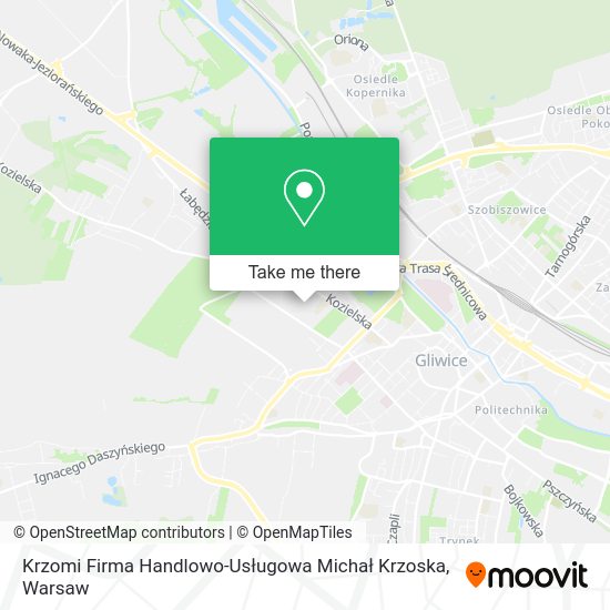 Krzomi Firma Handlowo-Usługowa Michał Krzoska map