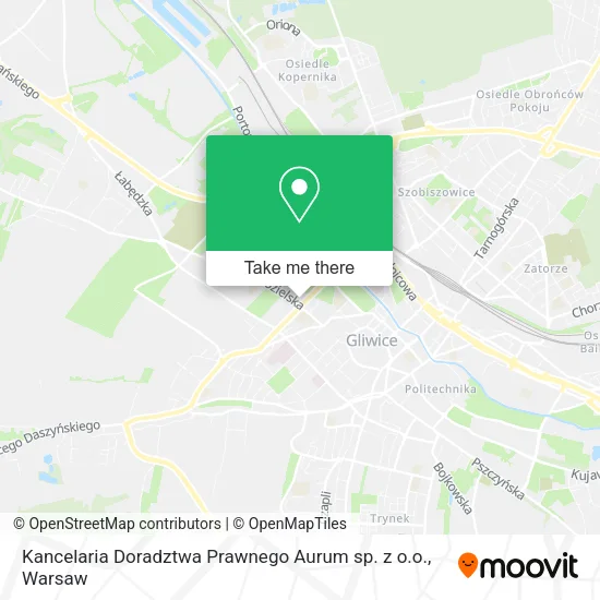Карта Kancelaria Doradztwa Prawnego Aurum sp. z o.o.