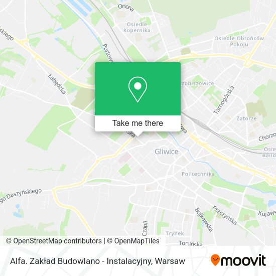 Alfa. Zakład Budowlano - Instalacyjny map