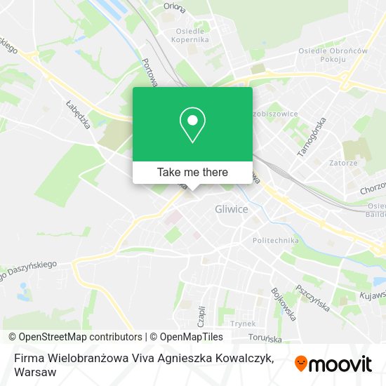 Firma Wielobranżowa Viva Agnieszka Kowalczyk map