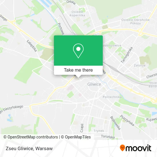 Zseu Gliwice map