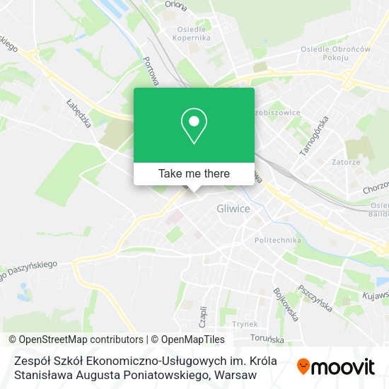 Zespół Szkół Ekonomiczno-Usługowych im. Króla Stanisława Augusta Poniatowskiego map