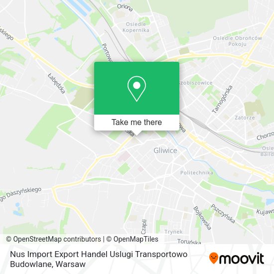 Nus Import Export Handel Uslugi Transportowo Budowlane map