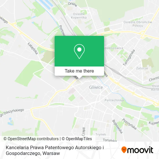 Kancelaria Prawa Patentowego Autorskiego i Gospodarczego map