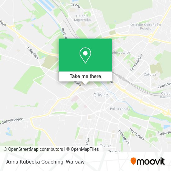 Anna Kubecka Coaching map