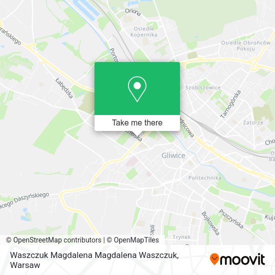 Waszczuk Magdalena Magdalena Waszczuk map