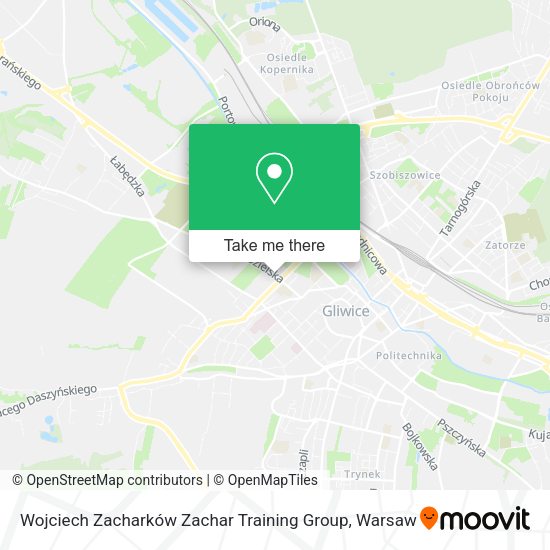 Wojciech Zacharków Zachar Training Group map