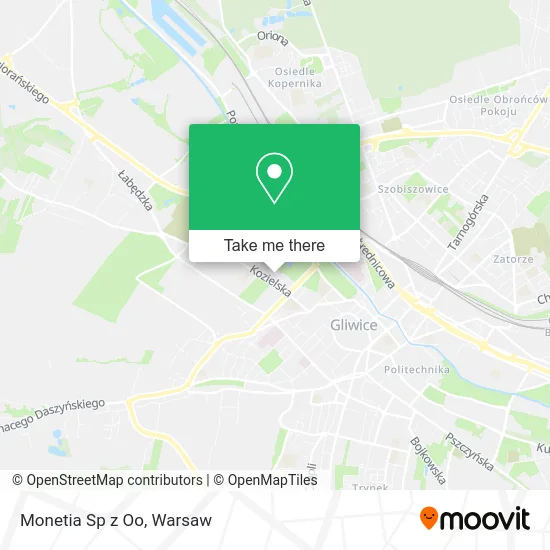 Карта Monetia Sp z Oo