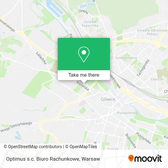 Карта Optimus s.c. Biuro Rachunkowe