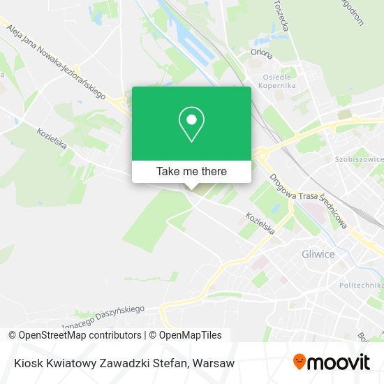 Kiosk Kwiatowy Zawadzki Stefan map