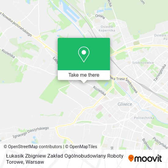 Łukasik Zbigniew Zakład Ogólnobudowlany Roboty Torowe map