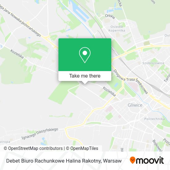 Debet Biuro Rachunkowe Halina Rakotny map